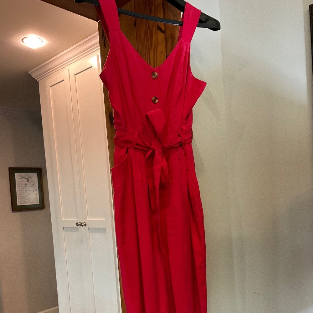 Red Jump Suit a loves a size small